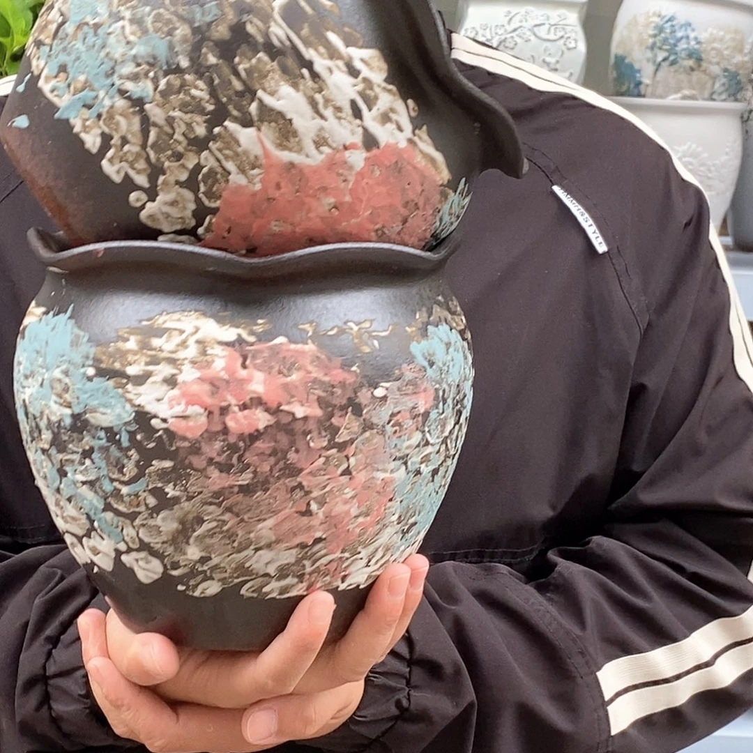 花盆紫砂口20高18福利