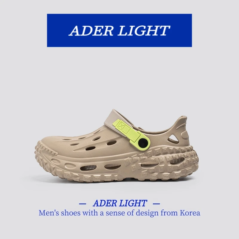 韩国ADER LT凉鞋男款夏季外穿包头洞洞鞋男士厚底防滑涉水沙滩鞋