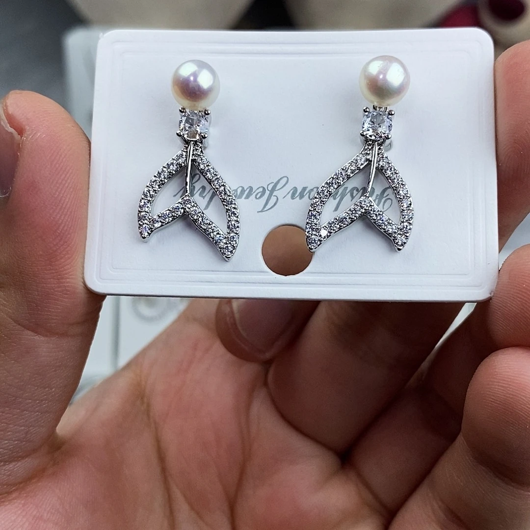 耳饰未镶嵌淡水珍珠