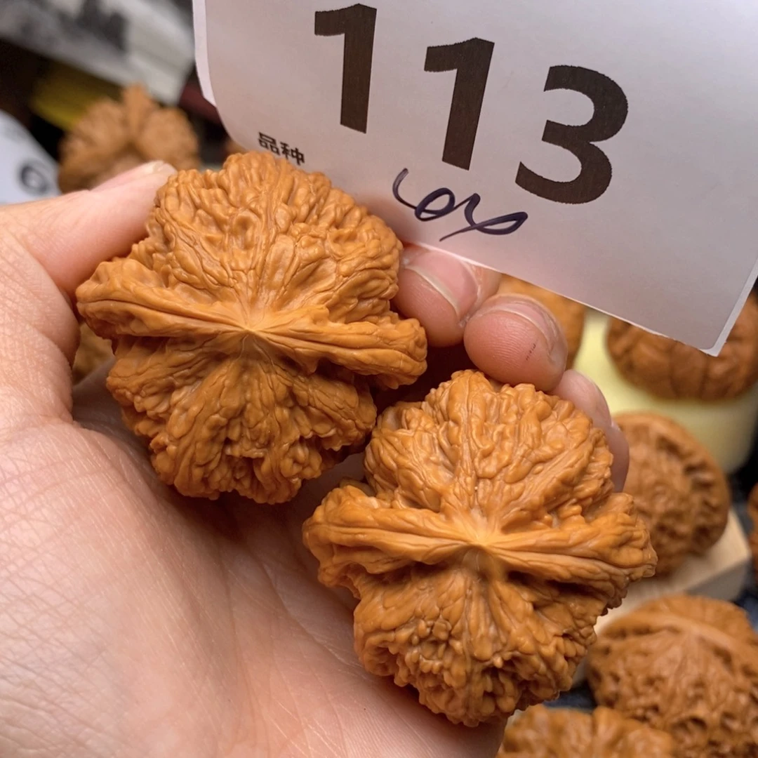 文玩核桃把件113号44粗筋