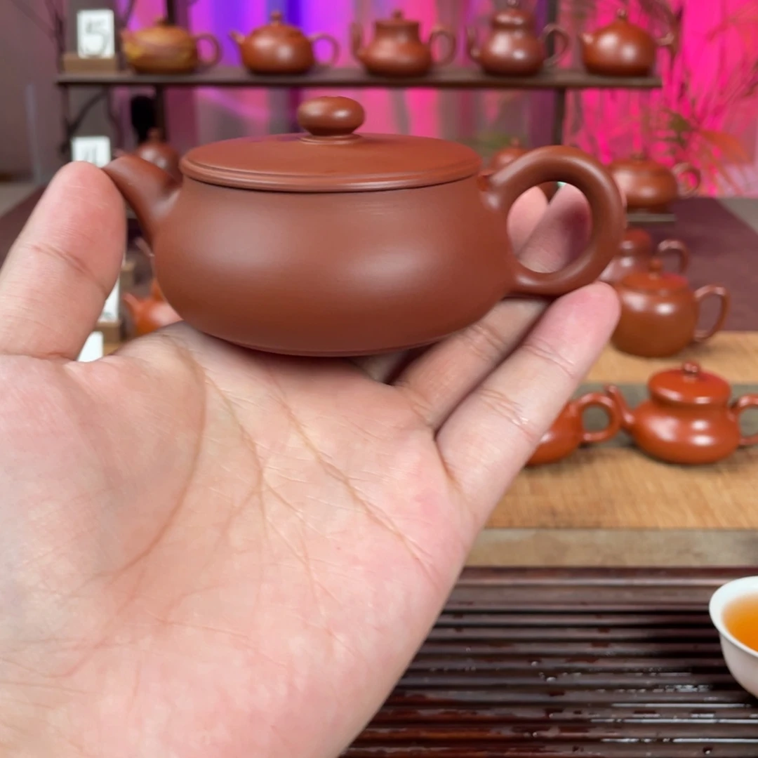 紫砂茶壶精工超薄明炉100cc