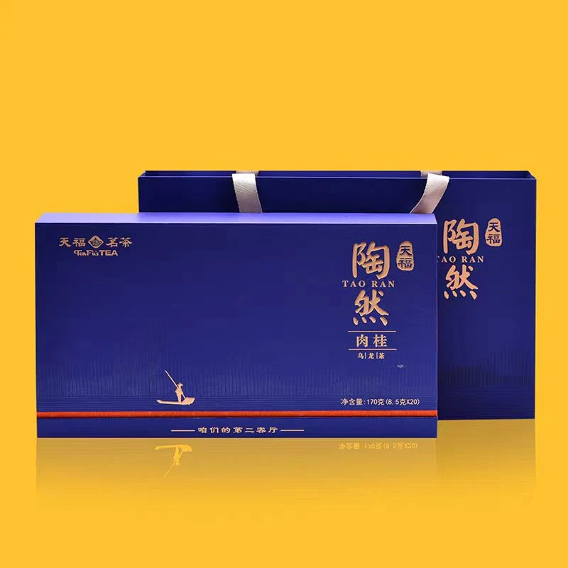 天福茗茶-福建武夷岩茶特级肉桂乌龙茶礼盒装