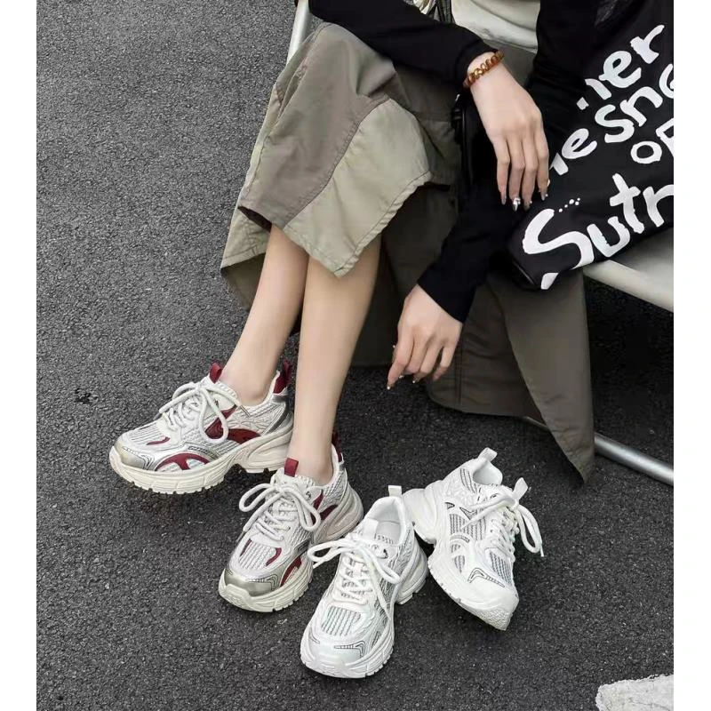 老爹鞋情侣百搭潮鞋休闲鞋春季女鞋厚底白鞋运动网红时尚夏季透气