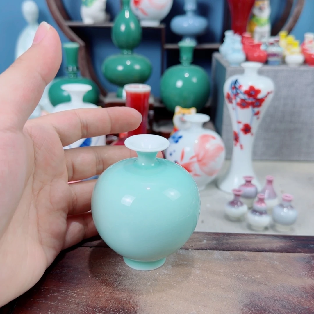 陶瓷手工小花器摆件