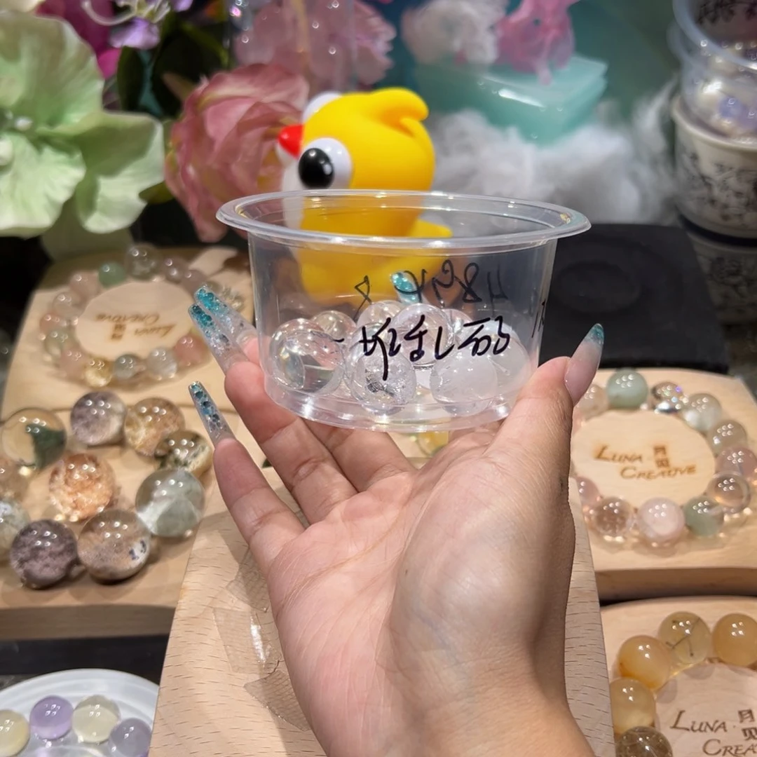 烟晶手链银S925镶嵌一**码