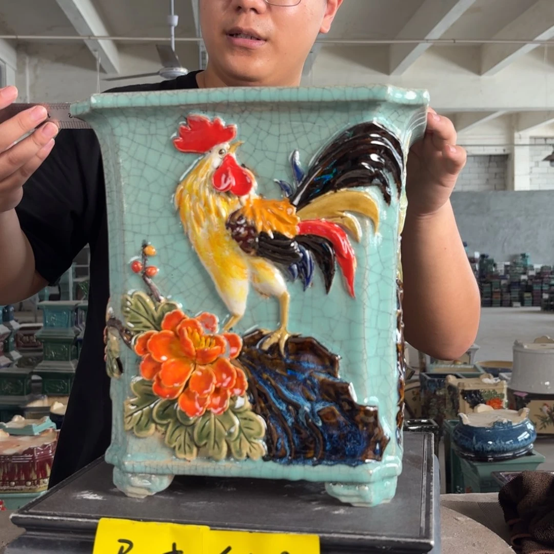 。一风堂石湾花盆 内21*26