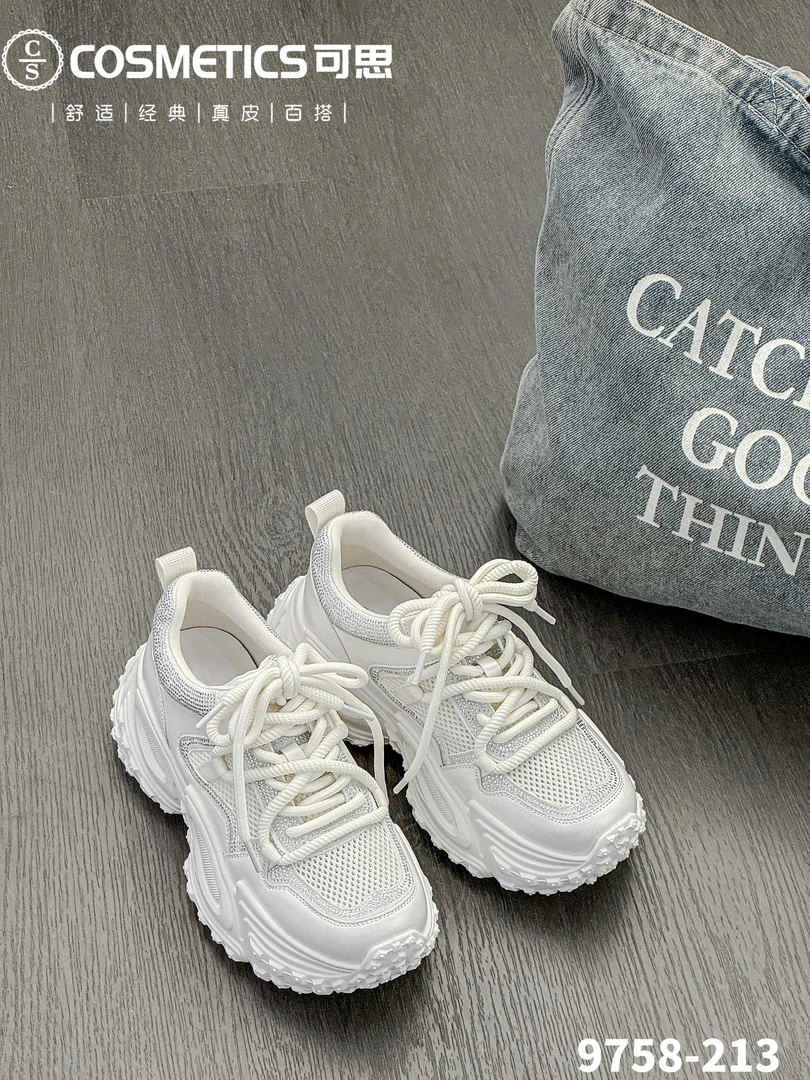 厚底夏季简约老爹鞋9758-213（80架1）