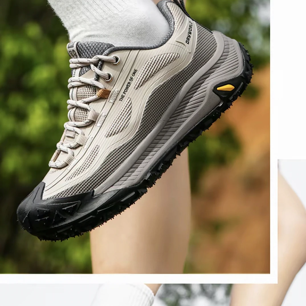 男士越野登山跑步鞋缓震耐磨适合山系徒步