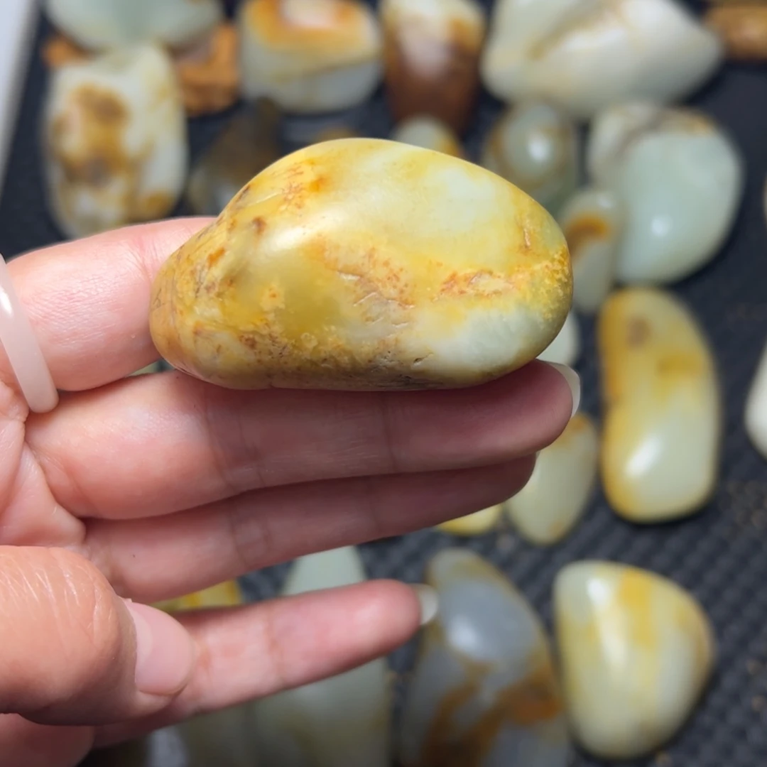 和田玉未镶嵌挂件A46