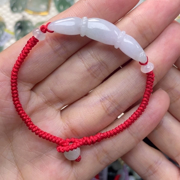 未镶嵌手绳翡翠䒕*@689000000