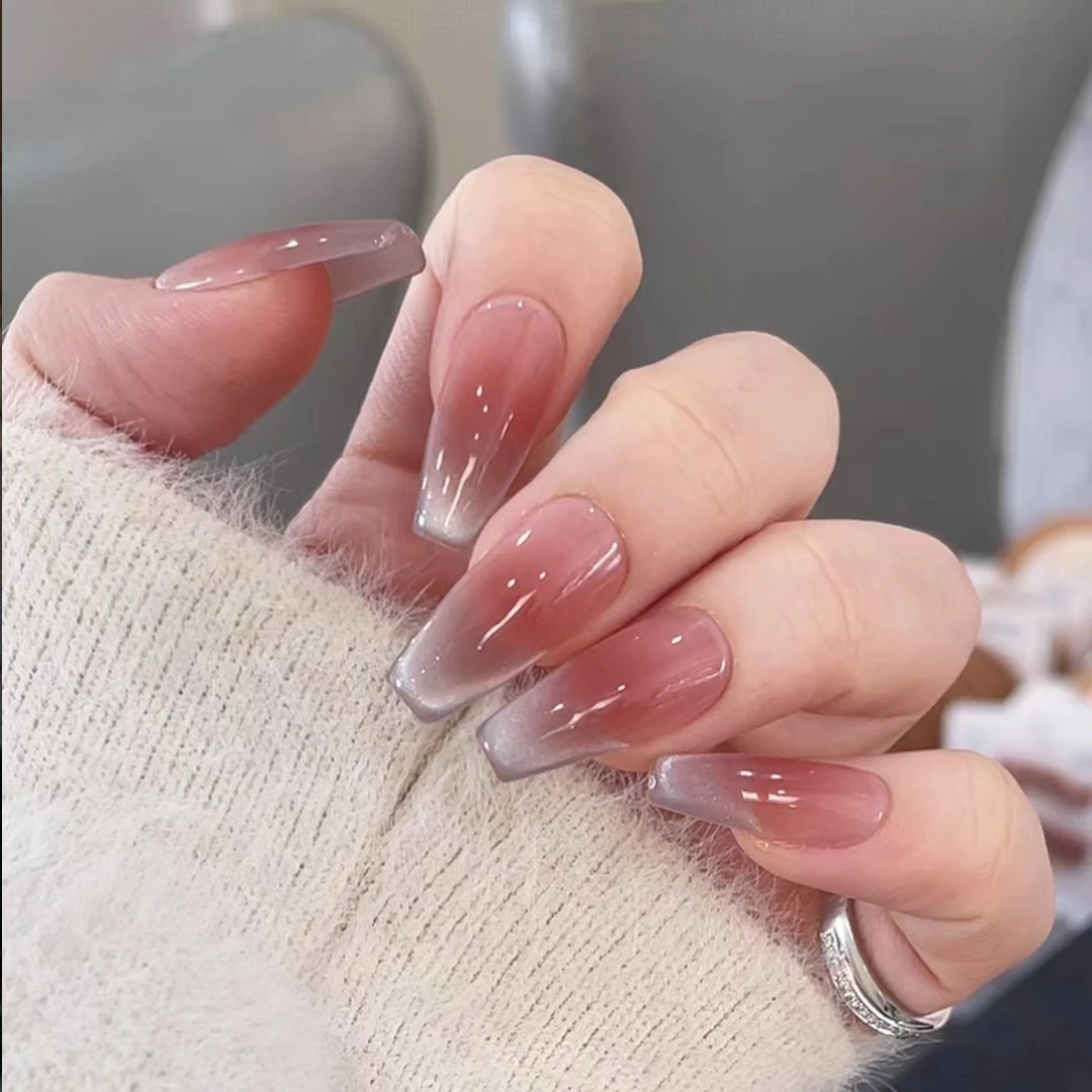 【银河】新款手工定制穿戴甲美甲成品美甲贴片10片