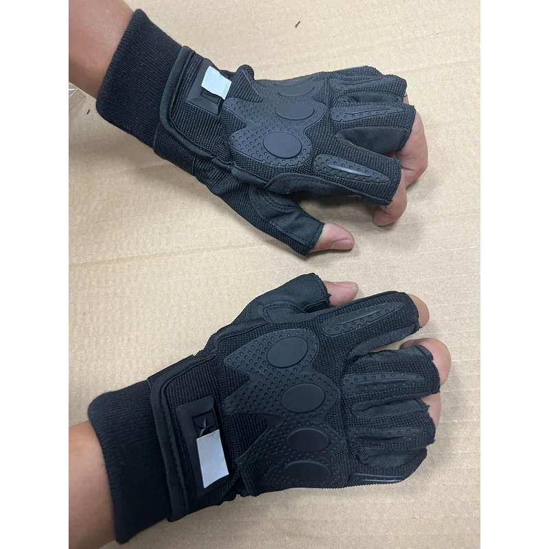 新款耐磨半指手套战术骑行户外手套训练透气防滑户外运动露指