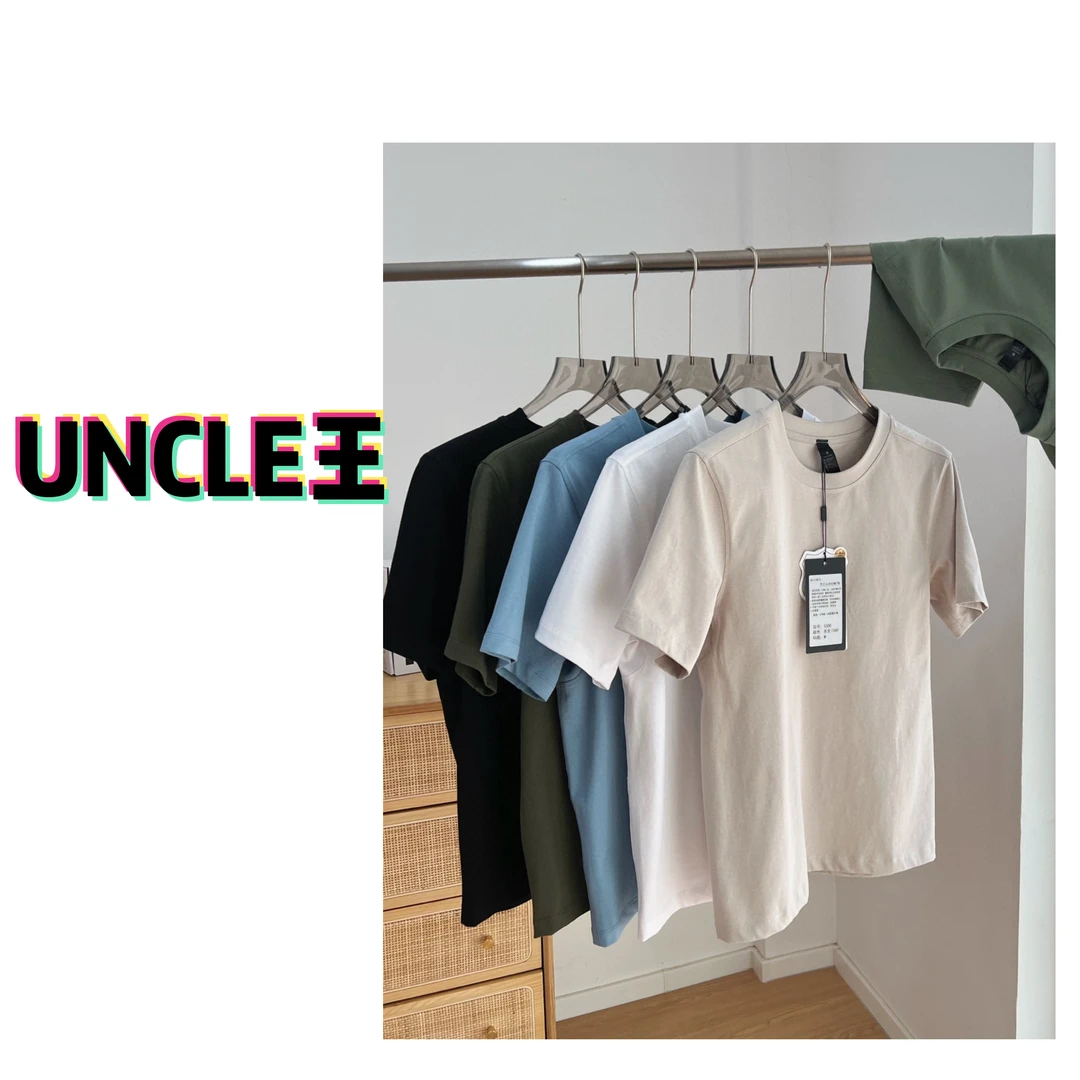 短袖圆领不属于图案标准型T恤休闲韩版欧若假日风5300