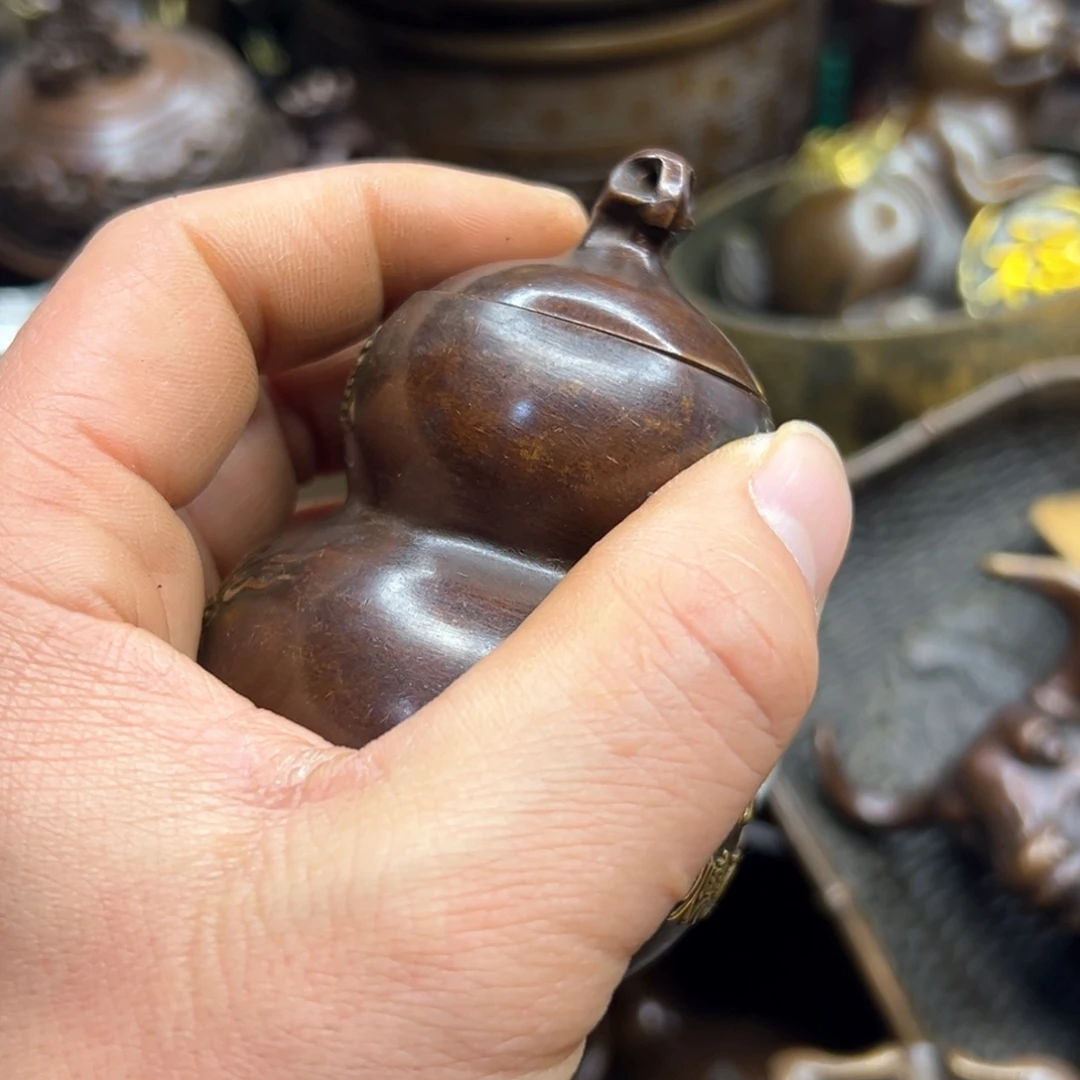 铜摆件欢迎欢迎你