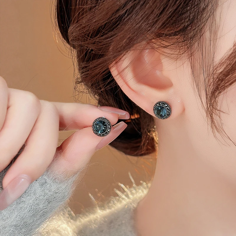 铜合金耳饰 耳环A325意式轻奢小众