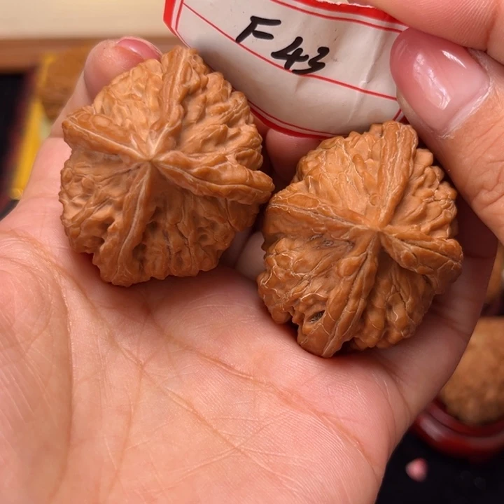 文玩核桃手串42全品粗筋金字塔四棱43