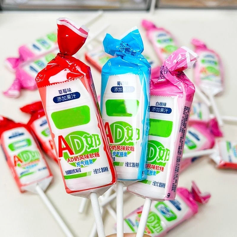 【AD钙奶棒棒糖】老酸奶风味年货糖果乳酸味棒棒糖8090后怀旧零食