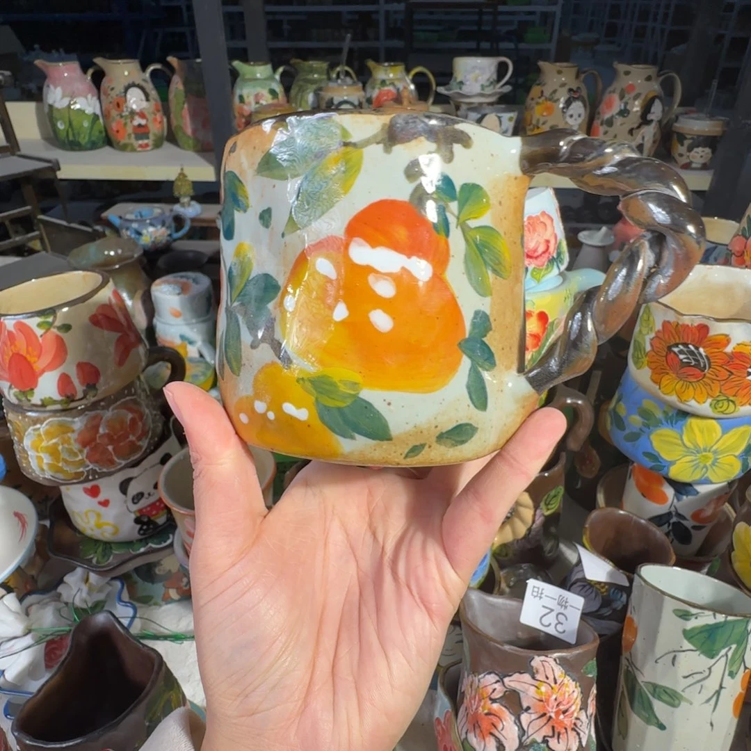 紫砂景德镇手工陶瓷釉下彩微瑕49