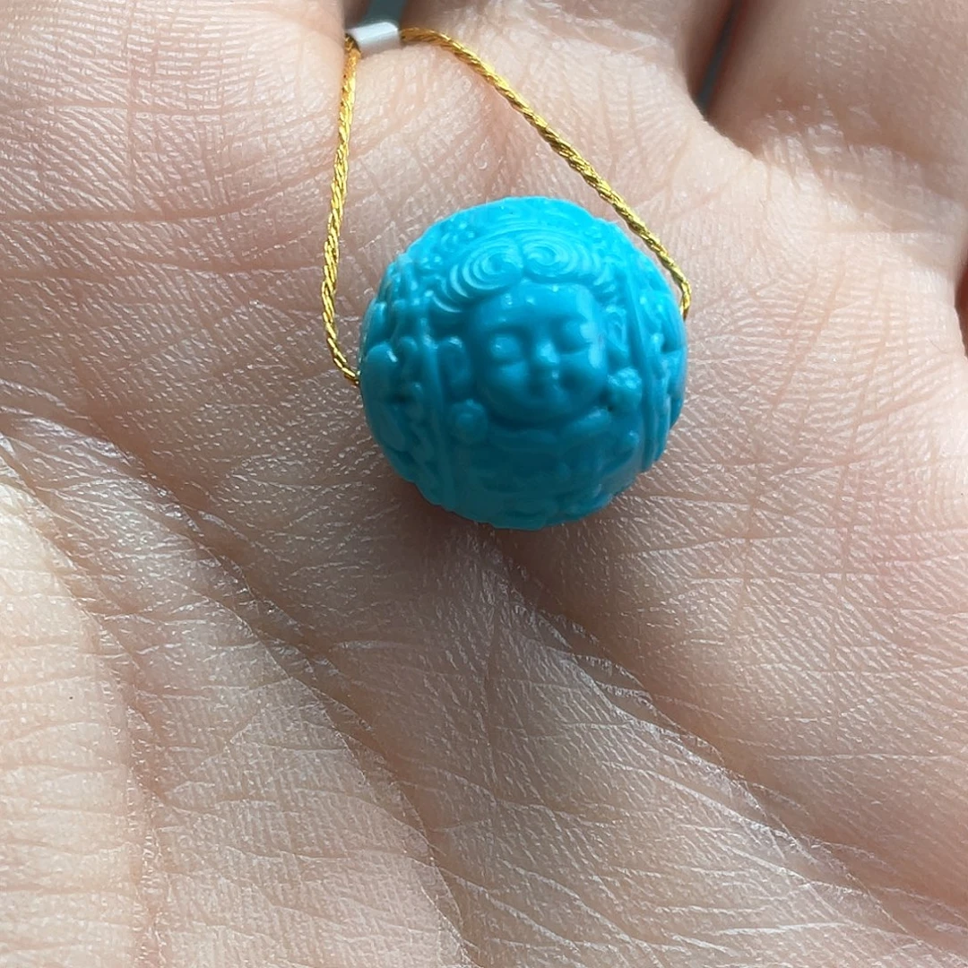 绿松石未镶嵌颈饰