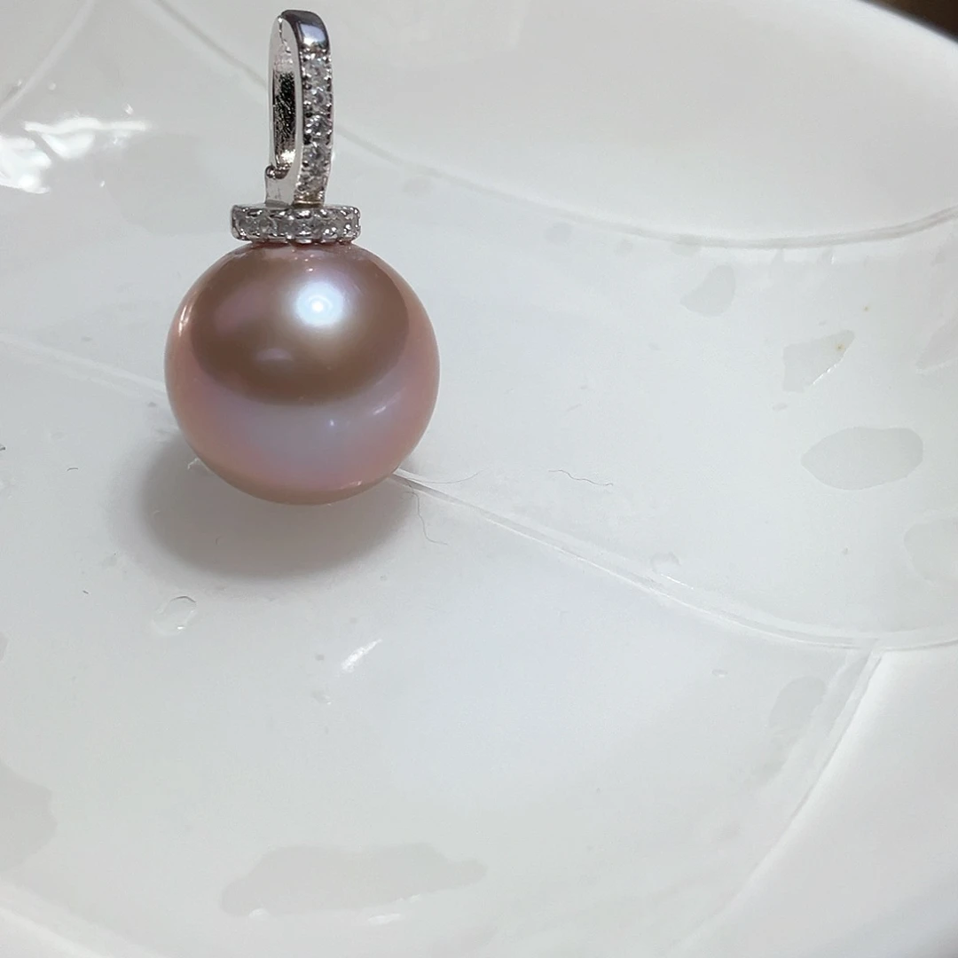 淡水珍珠颈饰银S925镶嵌