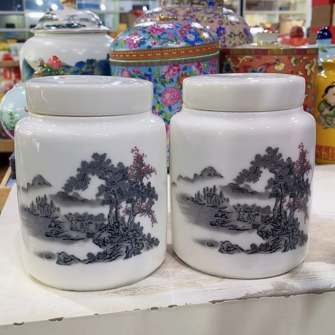 【闪购商品】罐陶瓷茶叶罐密封罐
