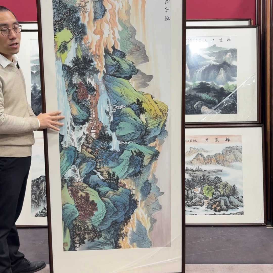 国画手绘作品210/80