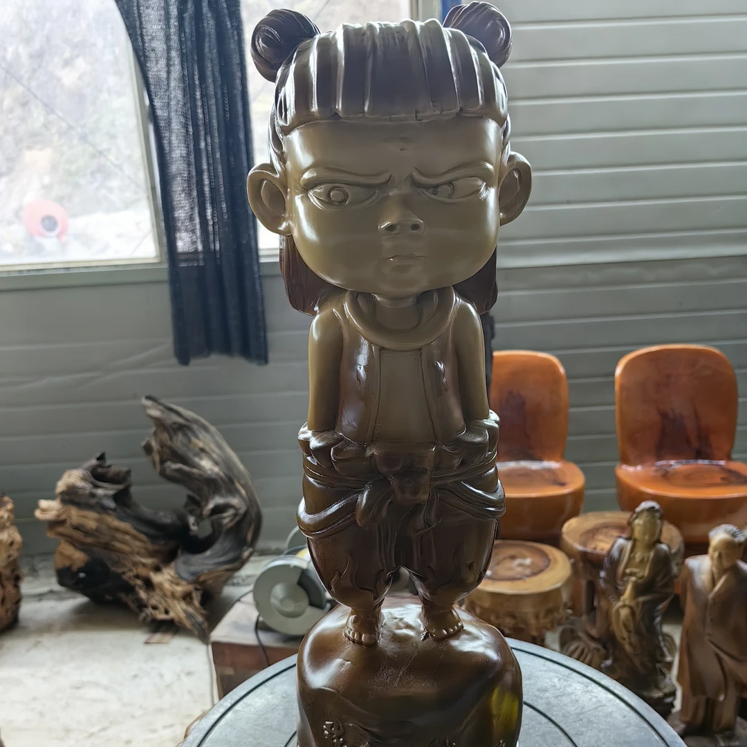 香樟木根雕家居摆件