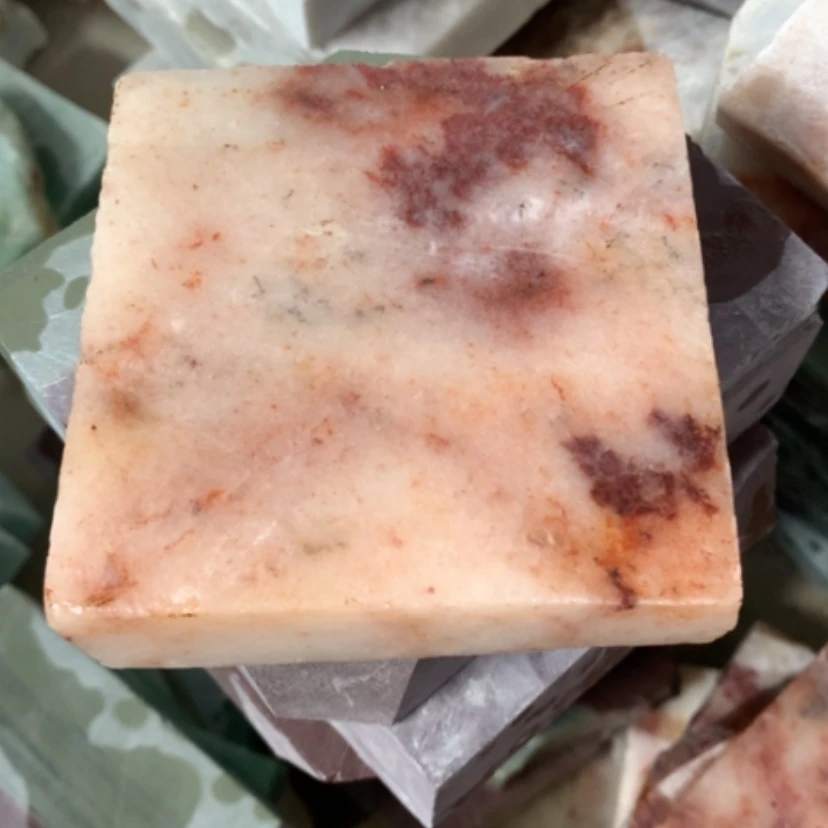 【闪购商品】未镶嵌手镯石英岩玉红草花4