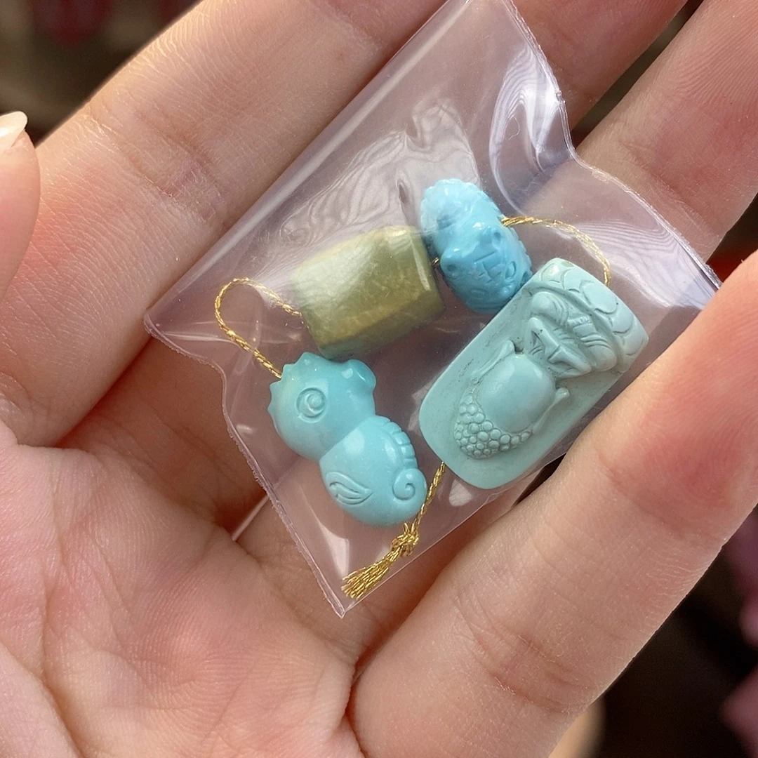 未镶嵌绿松石珠宝奇石