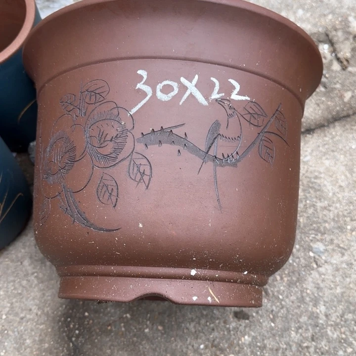 紫砂花盆特价清仓