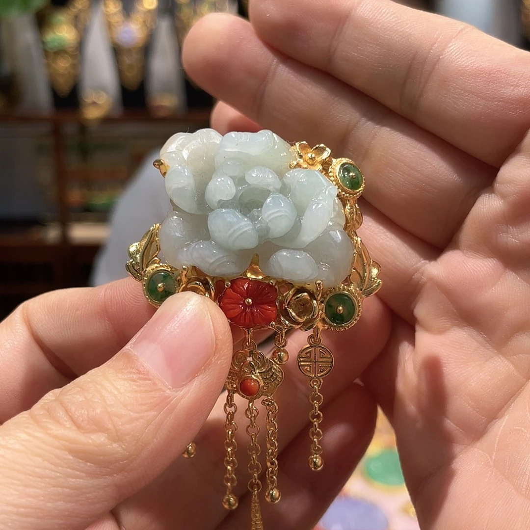 锦纶铁合金耳坠耳饰