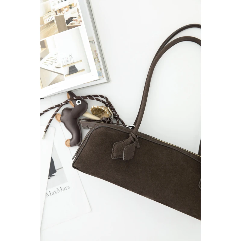 BAYBERYL老贝腊肠包*深磨砂腋下包百搭时尚单肩包9DD5H0825-8/13