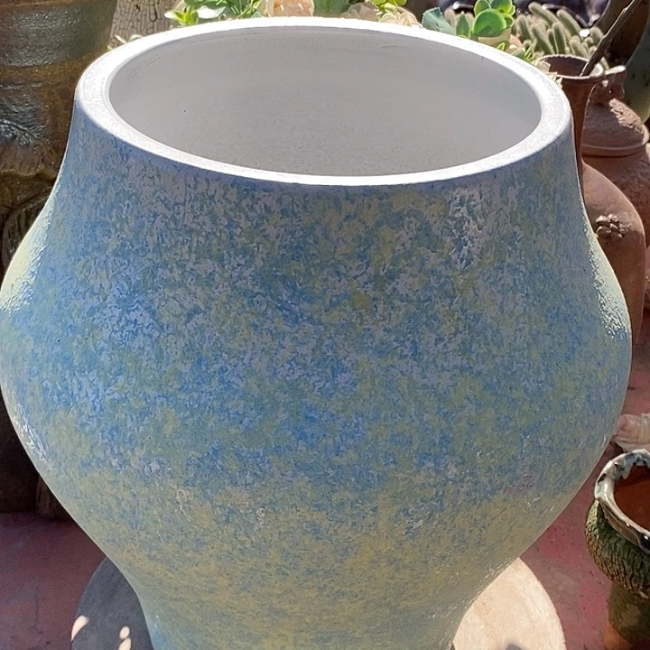 紫砂花盆紫砂瑕疵20.31花盆