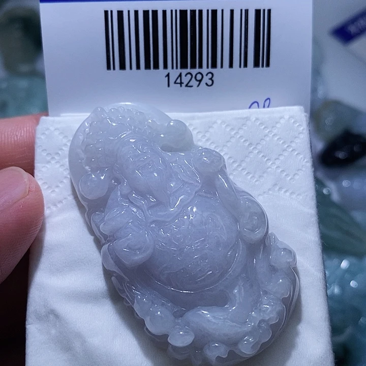 翡翠未镶嵌颈饰天光墟翡翠市场现金代购