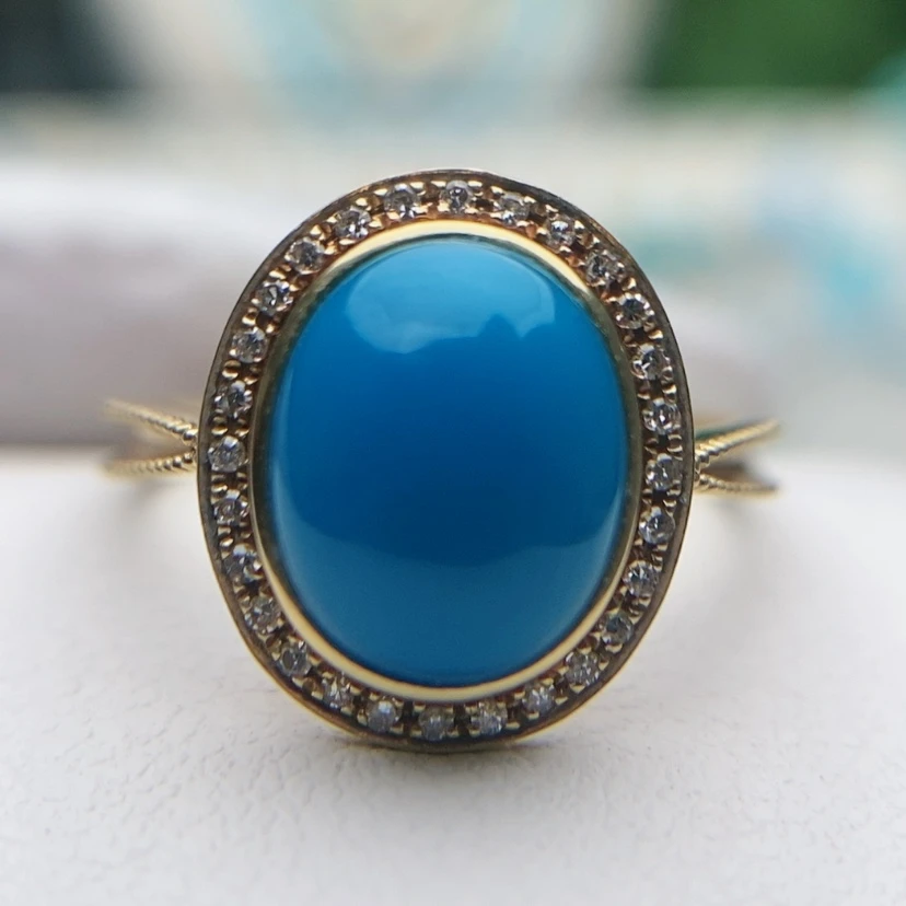 【闪购商品】绿松石配饰18K金镶嵌