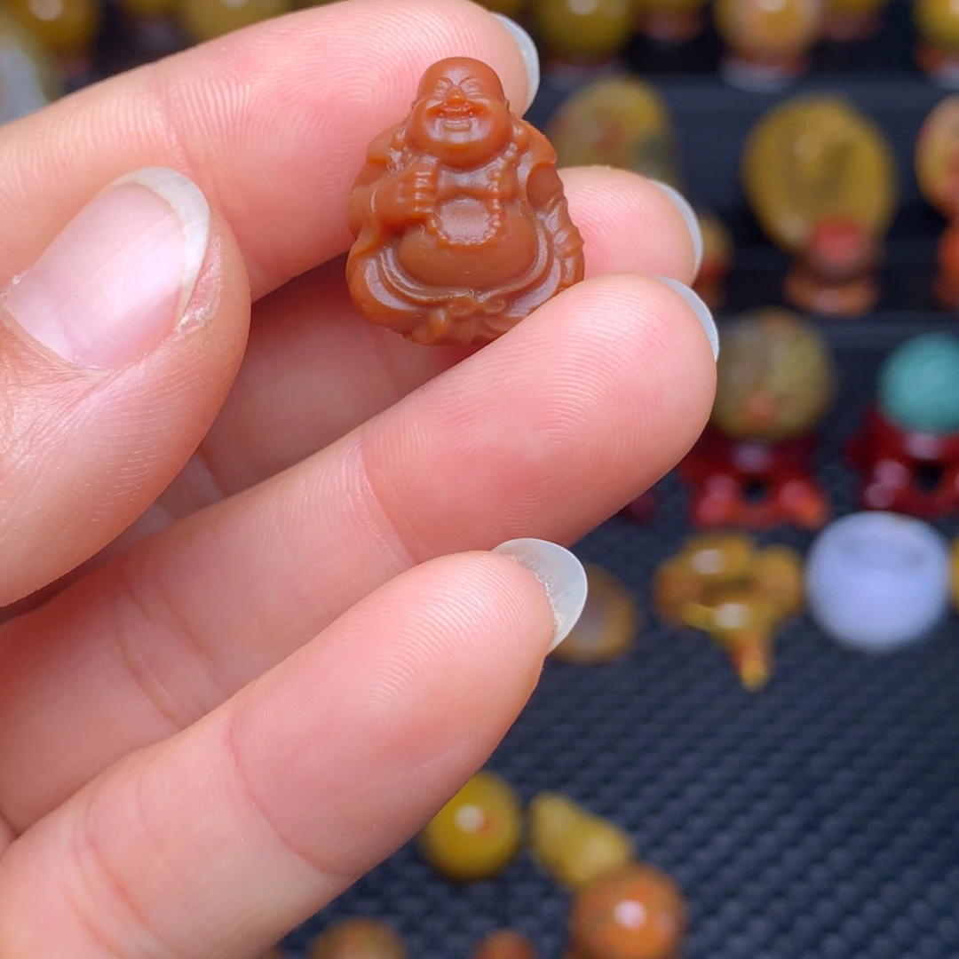 玛瑙/玉髓未镶嵌战国红