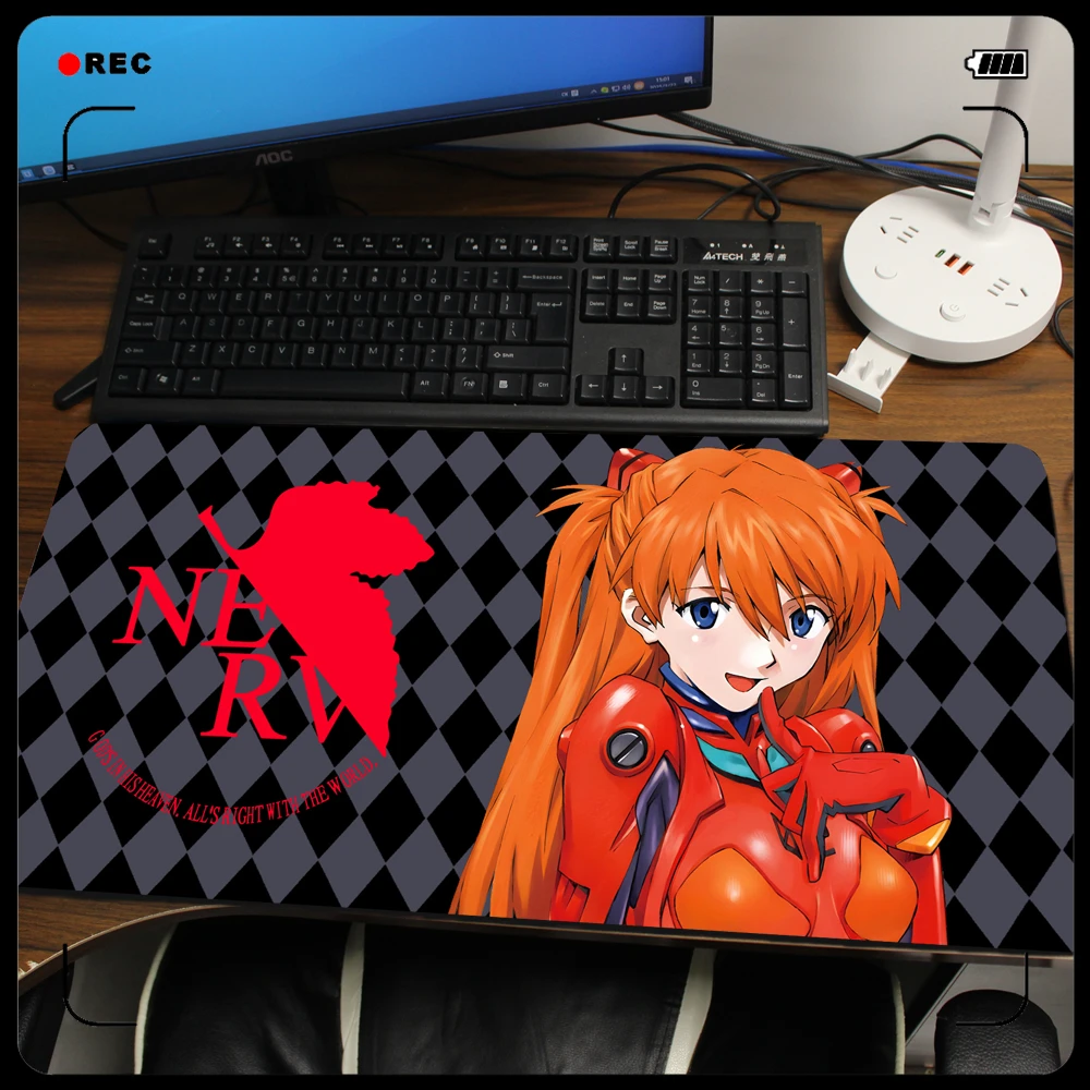 EVA新世纪福音战士 凌波丽 明日香 玛丽 鼠标垫键盘垫桌垫子周边