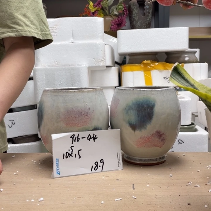 粗陶多肉花盆微瑕44