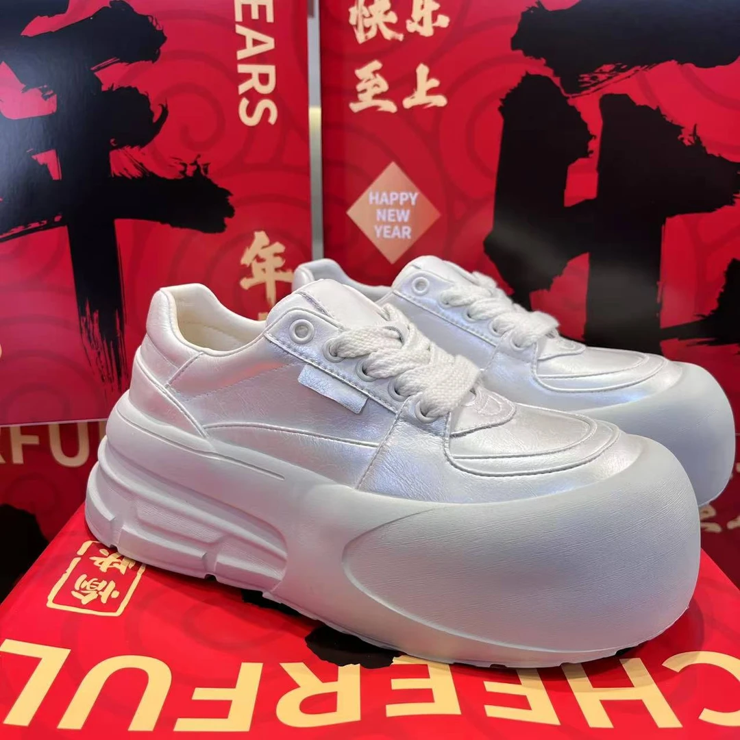 李园家2号店-82519-春季欧货大头珠光面包鞋