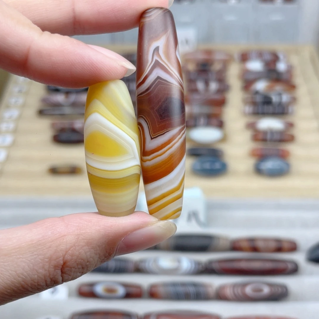 牛***力玛瑙/玉髓合金颈饰