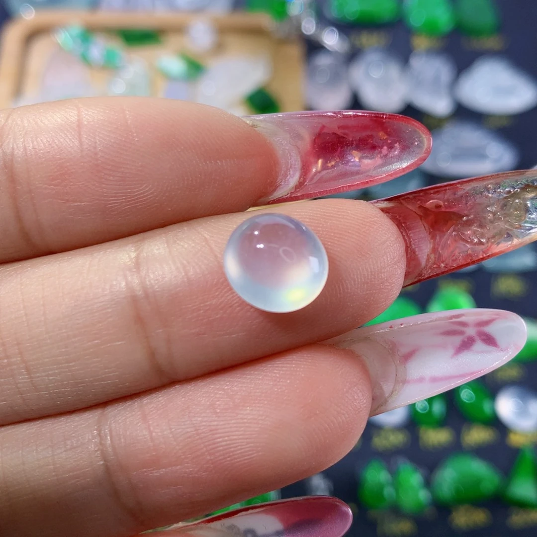 翡翠颈饰未镶嵌纯天然缅甸翡翠A货