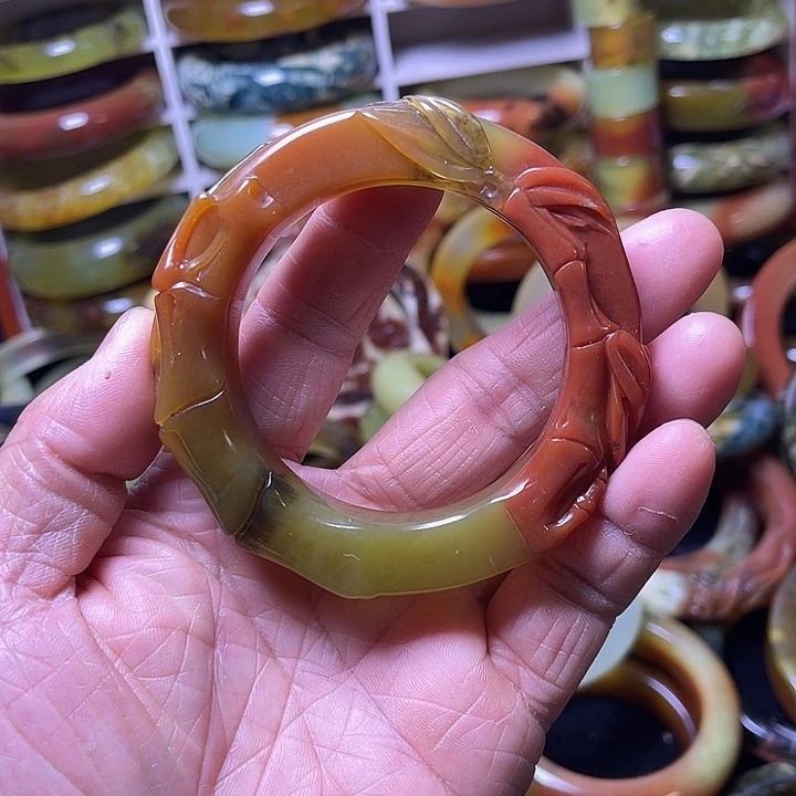 蛇纹石玉合金手镯