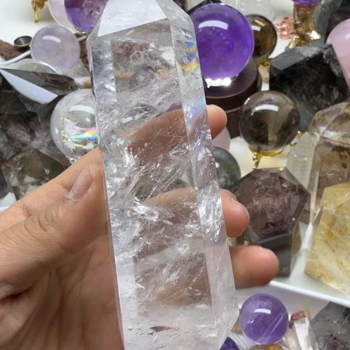 未镶嵌水晶珠宝半成品