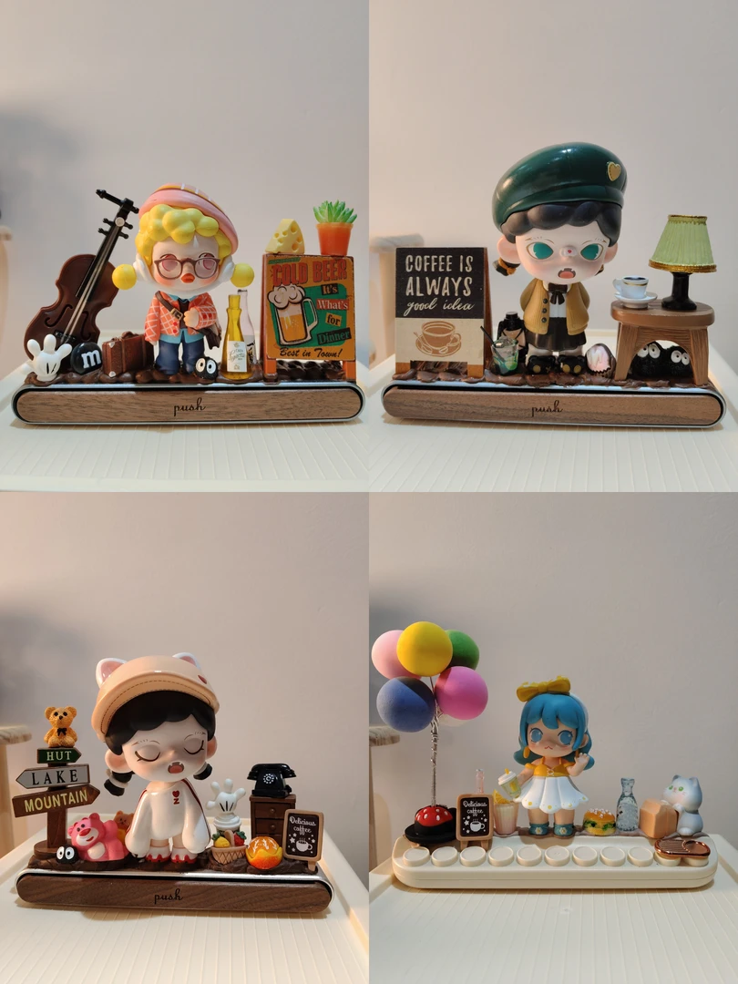 高级感潮玩停车牌汽车中控台电话号码牌摆件