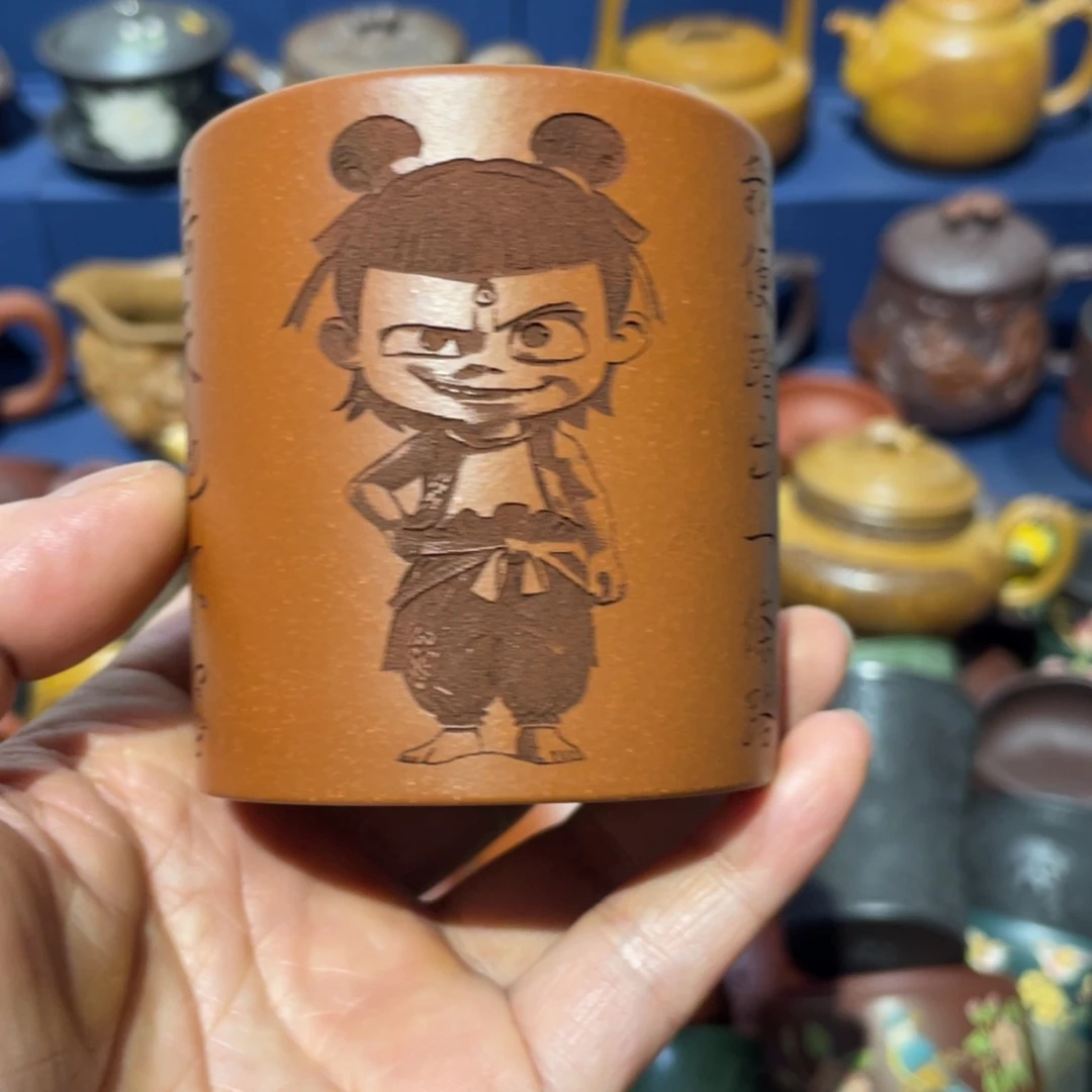 原矿紫砂手工主人杯