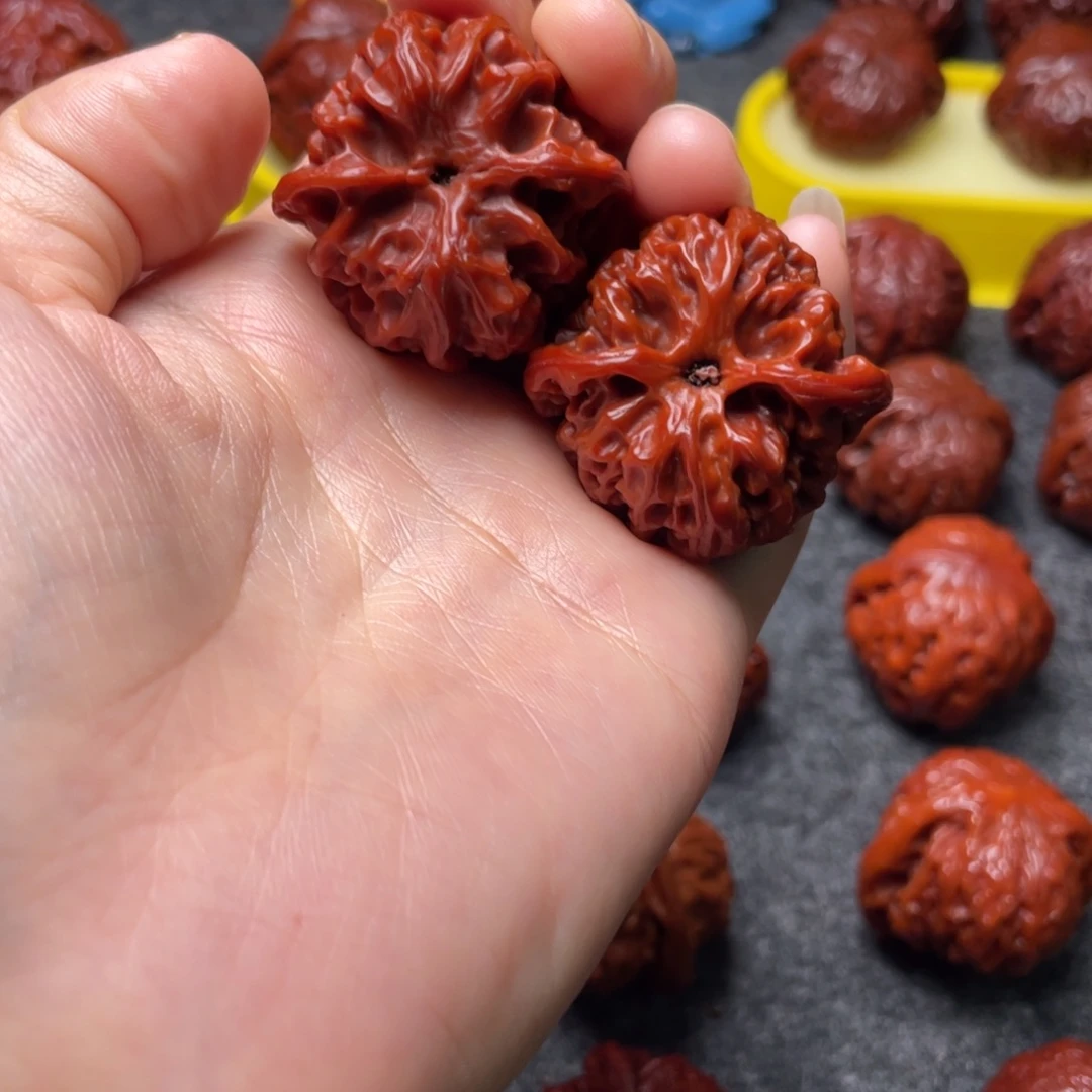 吊坠文玩核桃文玩核桃 手把件 苹果圆 36