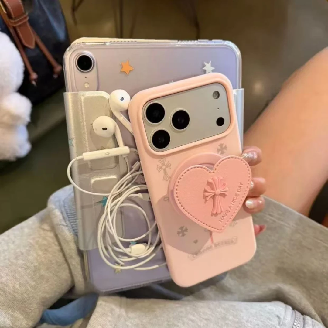 克罗心十字架磁吸适用iPhone17promax手机壳苹果16pro少女15/14