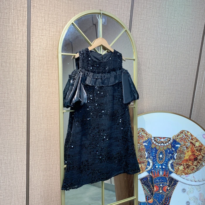 BN396孕妇黑色连衣裙90-130