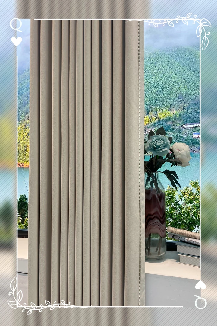 高遮光双面雪尼尔（含高温定型  可改高）