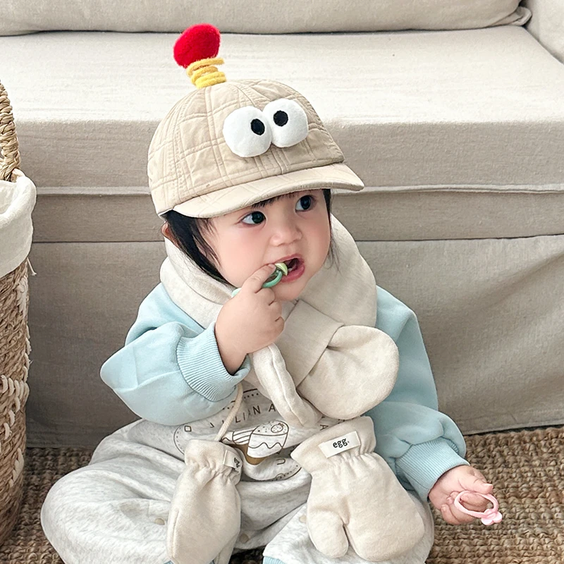 宝宝帽子鸭舌帽搞怪可爱帽子婴儿帽棒球帽遮阳帽婴幼儿韩版户外